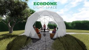 כיפת גן מוצלת - צילייה גאודזית לחצר